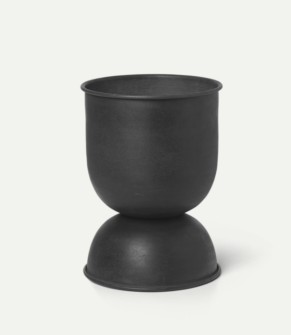 FERM LIVING Hourglass Pot - Black